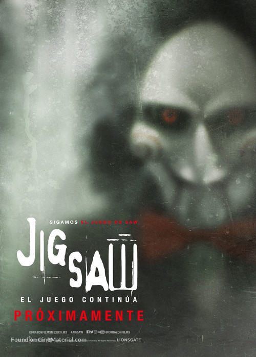 Jigsaw - Mexican Movie Poster