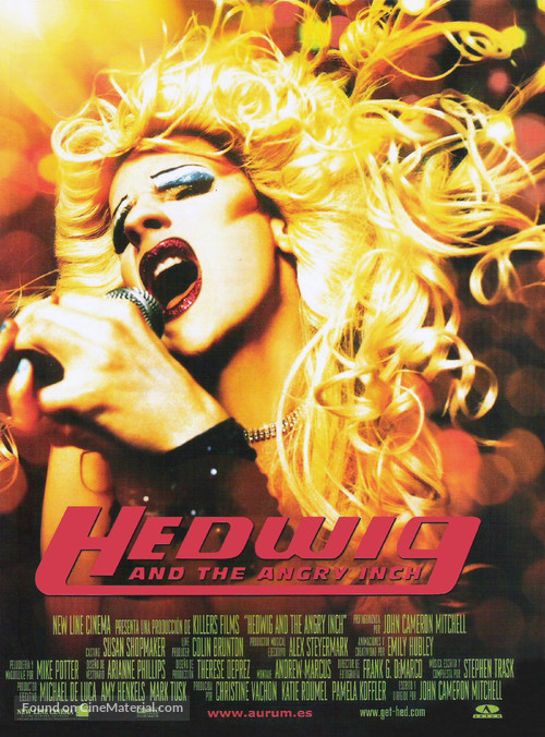 Hedwig and the Angry Inch - Spanish Movie Poster