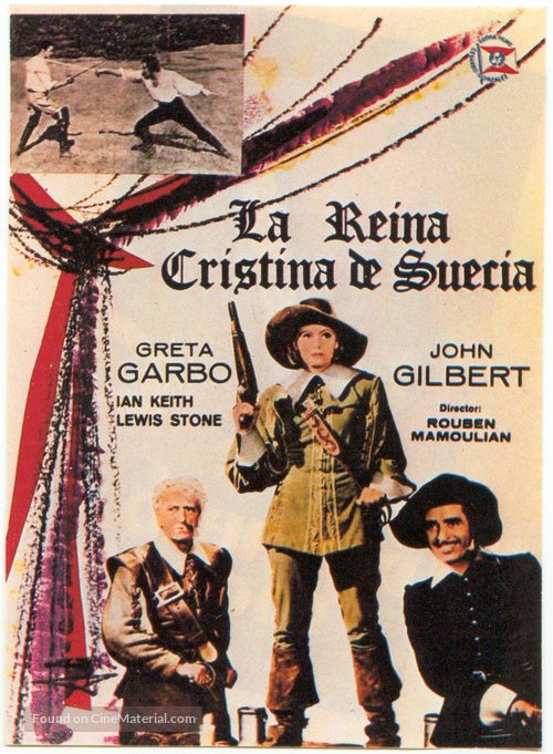 Queen Christina - Spanish Movie Poster