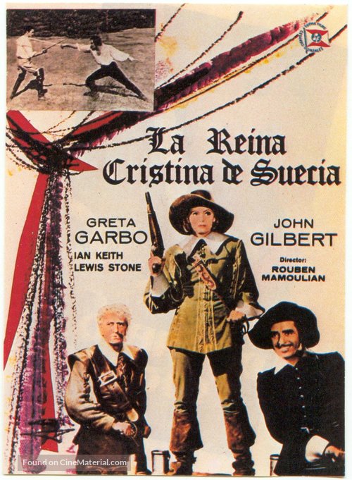 Queen Christina - Spanish Movie Poster