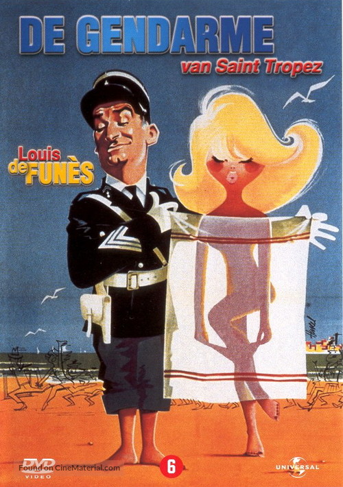 Le gendarme de St. Tropez - Dutch Movie Cover