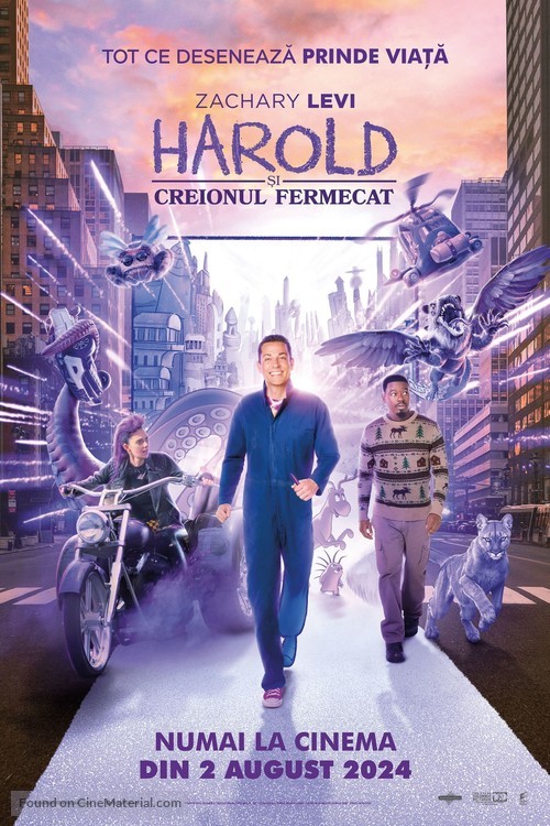 Harold and the Purple Crayon - Romanian Movie Poster