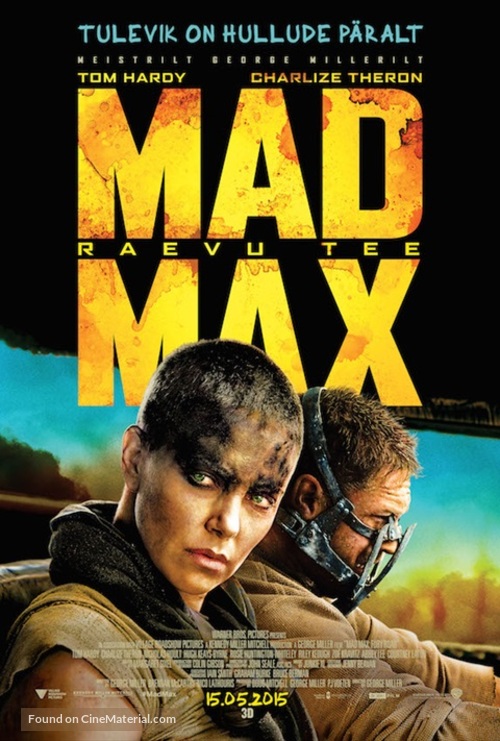 Mad Max: Fury Road - Estonian Movie Poster