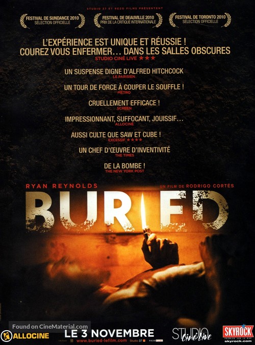 Buried - French Movie Poster