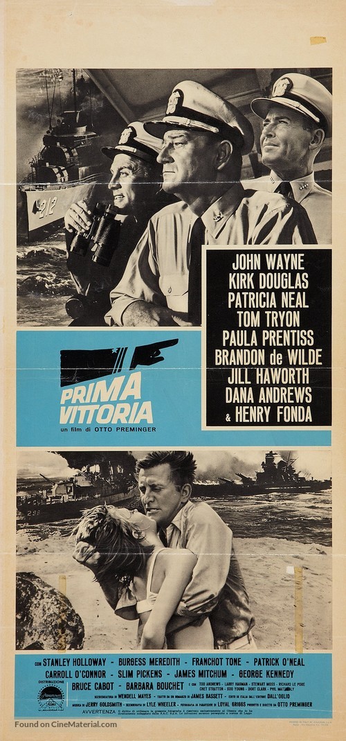 In Harm&#039;s Way - Italian Movie Poster