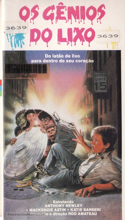 The Garbage Pail Kids Movie - Brazilian VHS movie cover