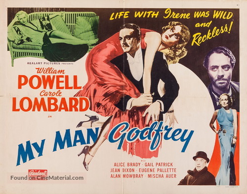 My Man Godfrey - Re-release movie poster