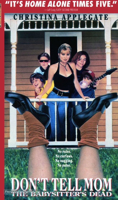 Don&#039;t Tell Mom the Babysitter&#039;s Dead - VHS movie cover