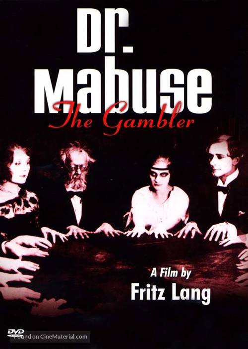 Dr. Mabuse, der Spieler - Ein Bild der Zeit - DVD movie cover