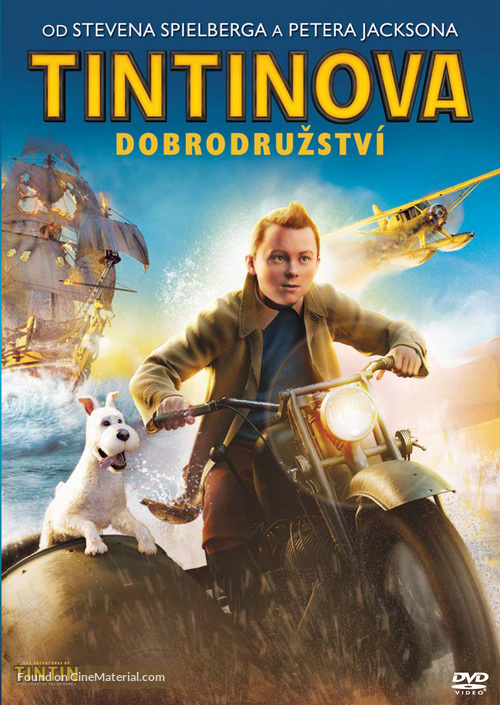 The Adventures of Tintin: The Secret of the Unicorn - Czech DVD movie cover