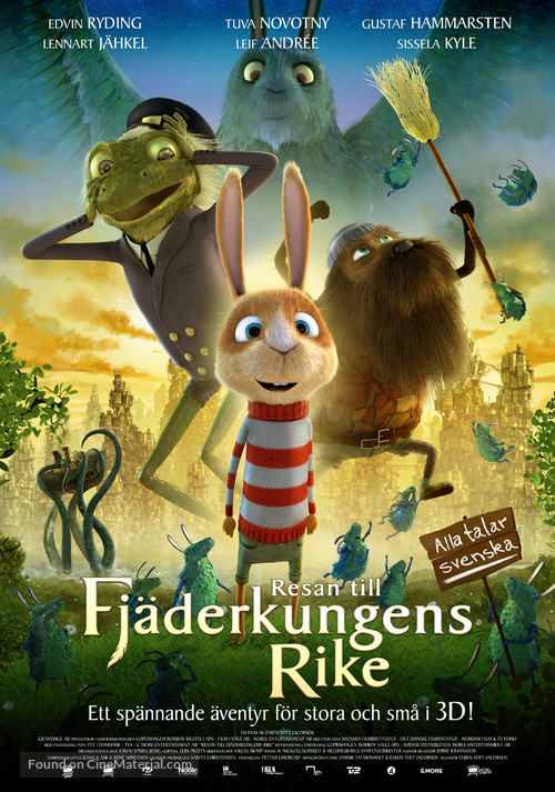 Resan till Fj&auml;derkungens Rike - Swedish Movie Poster