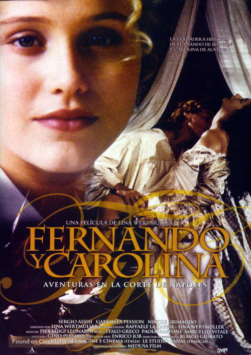 Ferdinando e Carolina - Spanish Movie Poster