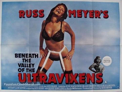 Beneath the Valley of the Ultra-Vixens - British Movie Poster