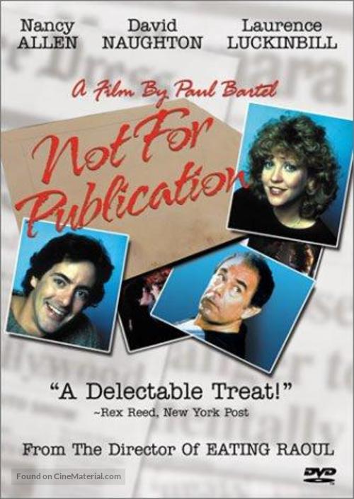 Not for Publication - DVD movie cover