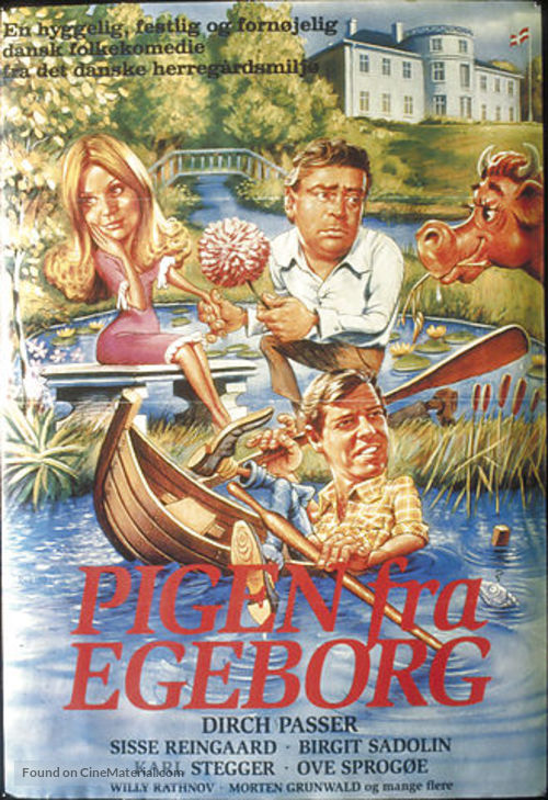 Pigen fra Egborg - Danish Movie Poster