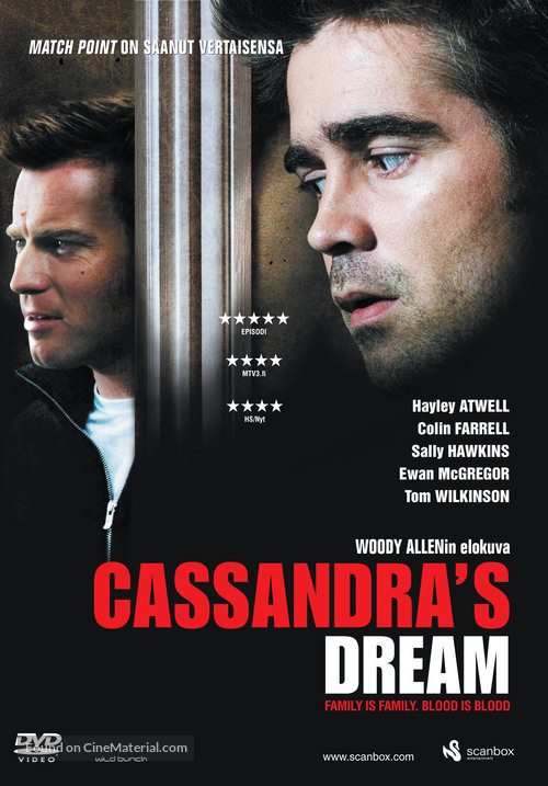 Cassandra&#039;s Dream - Finnish DVD movie cover