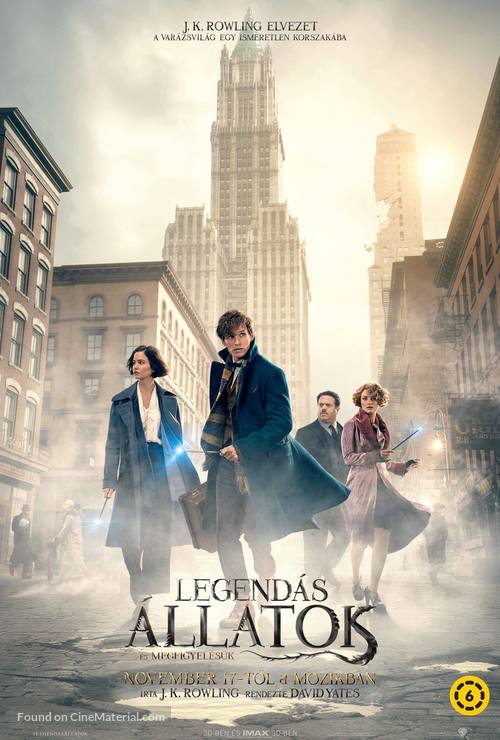 Fantastic Beasts and Where to Find Them - Hungarian Movie Poster
