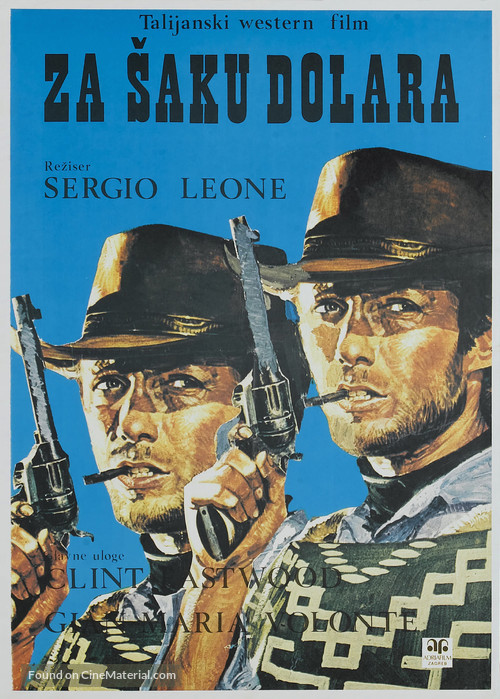 Per un pugno di dollari - Yugoslav Movie Poster