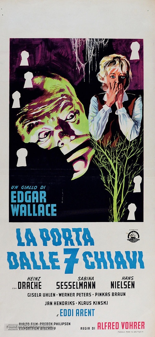 T&uuml;r mit den 7 Schl&ouml;ssern, Die - Italian Movie Poster