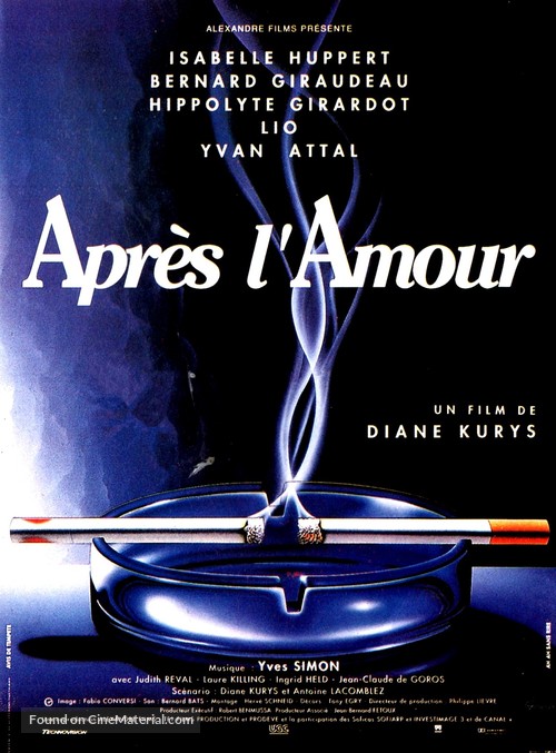 Apr&egrave;s l&#039;amour - French Movie Poster