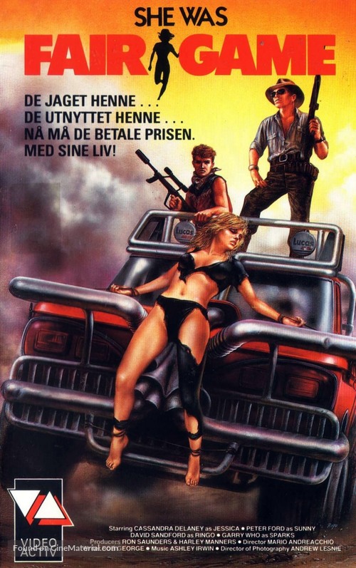 Fair Game - Norwegian VHS movie cover