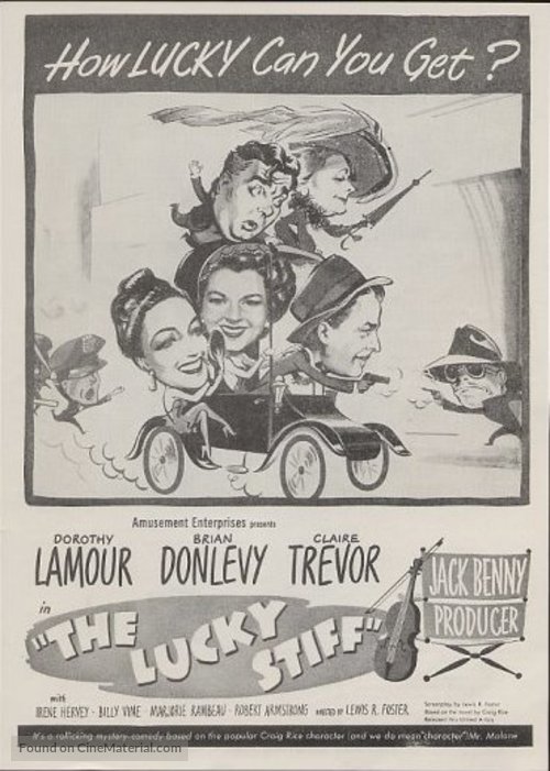 The Lucky Stiff - poster