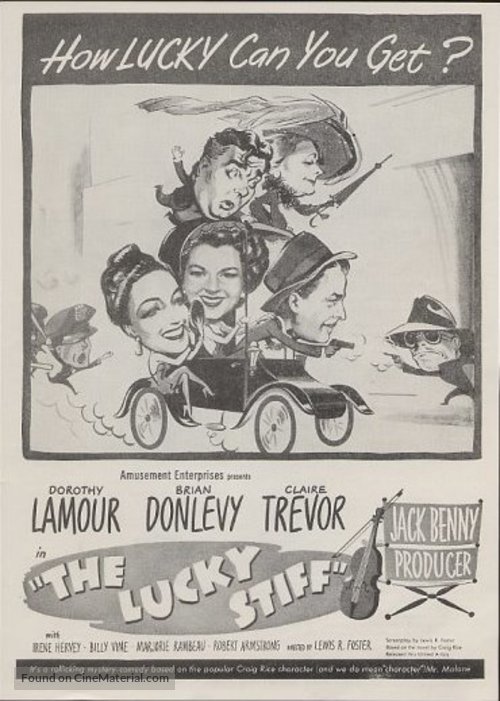 The Lucky Stiff - poster