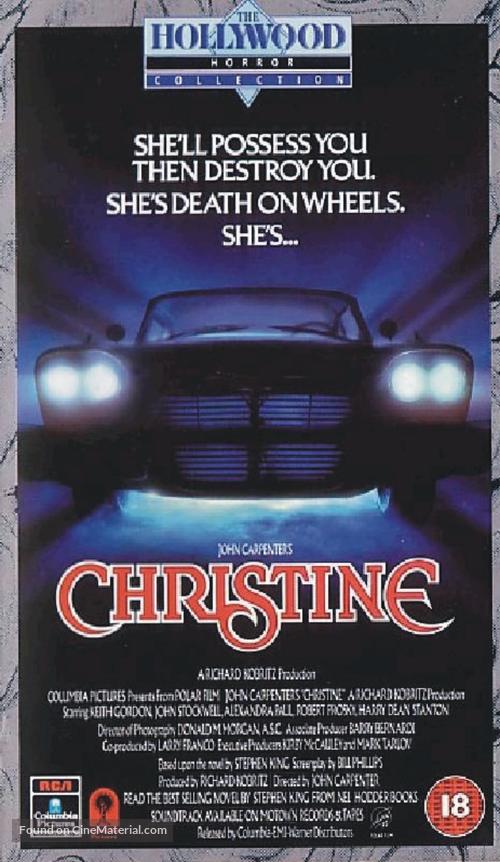 Christine - British VHS movie cover