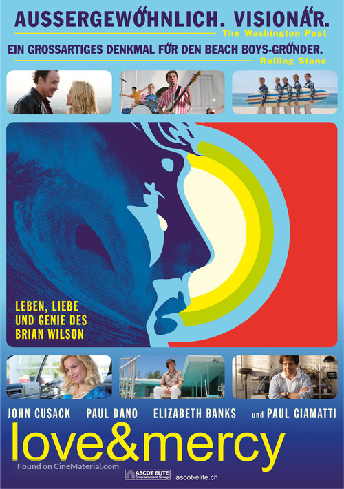 Love &amp; Mercy - Swiss Movie Poster