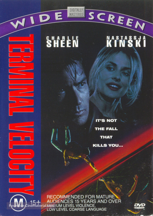 Terminal Velocity - Australian DVD movie cover