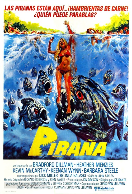Piranha - Argentinian Movie Poster