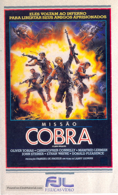 Cobra Mission - Brazilian VHS movie cover