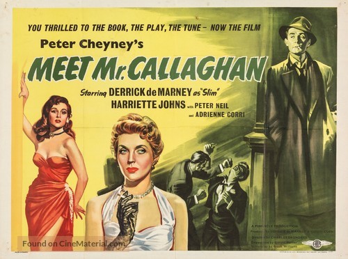 Meet Mr. Callaghan - British Movie Poster