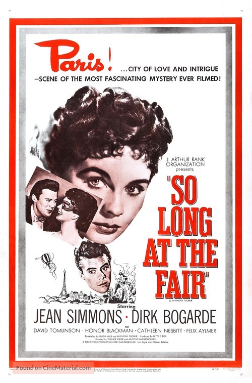 So Long at the Fair - Movie Poster