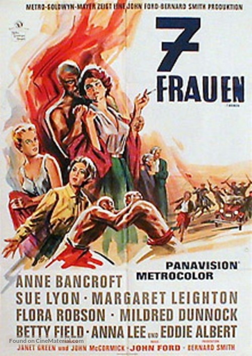 7 Women - German Movie Poster