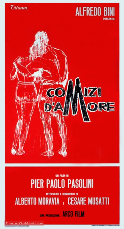 Comizi d&#039;amore - Italian Movie Poster