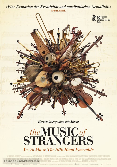 The Music of Strangers - Swiss Movie Poster