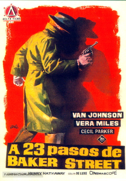 23 Paces to Baker Street - Spanish Movie Poster