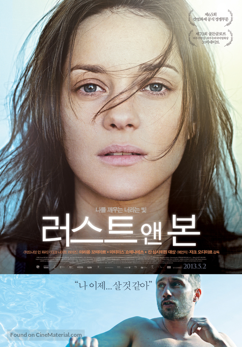 De rouille et d&#039;os - South Korean Movie Poster