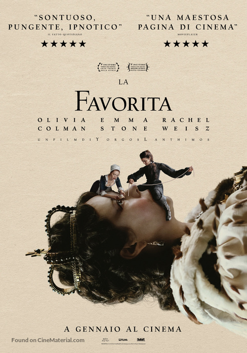 The Favourite - Italian Movie Poster
