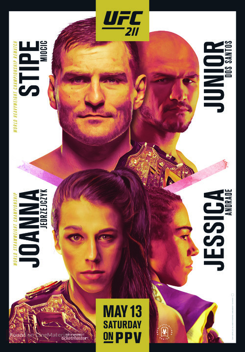 UFC 211: Miocic vs. Dos Santos 2 - Movie Poster