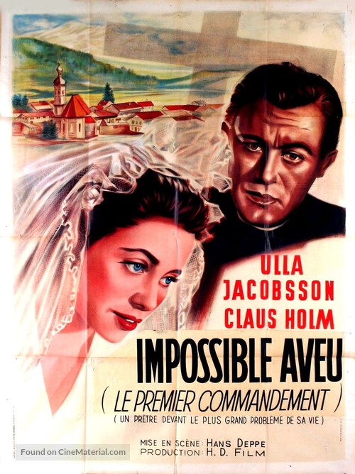 Der Pfarrer von Kirchfeld - French Movie Poster