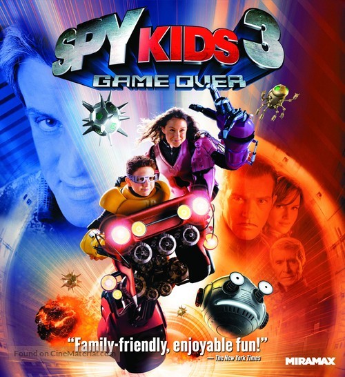 SPY KIDS 3-D : GAME OVER - Blu-Ray movie cover
