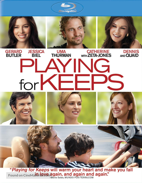 Playing for Keeps - Blu-Ray movie cover