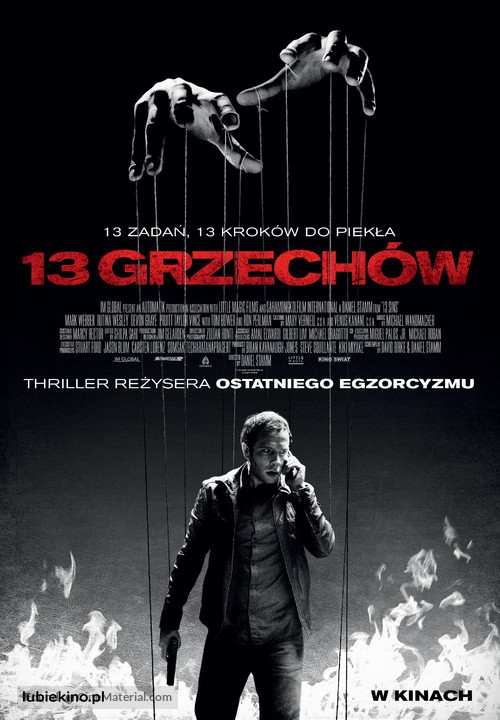13 Sins - Polish Movie Poster