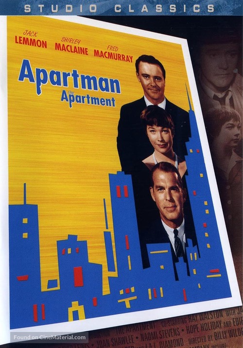 The Apartment - Croatian DVD movie cover