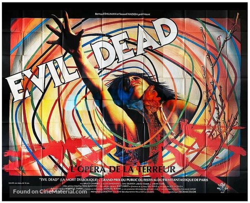 The Evil Dead - French Movie Poster