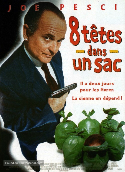 8 Heads in a Duffel Bag - French Movie Poster