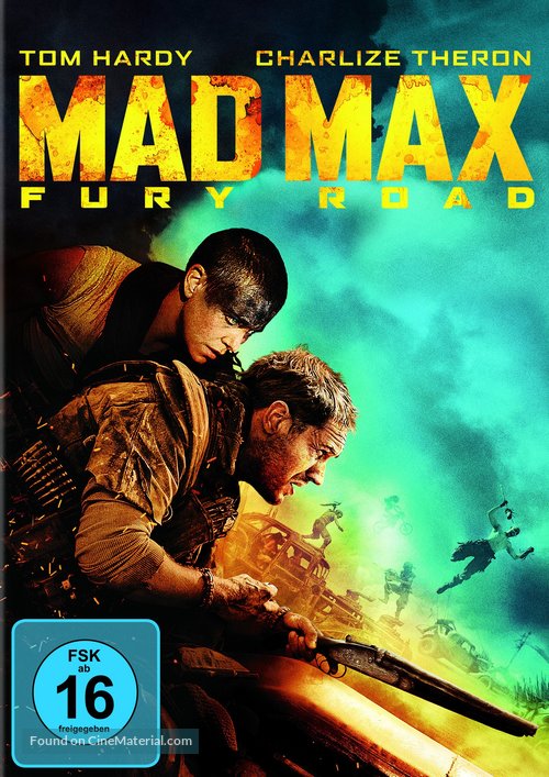 Mad Max: Fury Road - German DVD movie cover