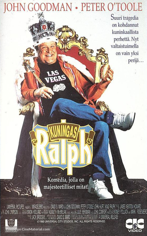 King Ralph - Finnish Movie Cover